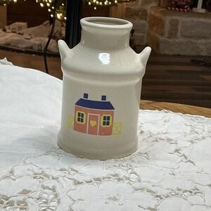 VTG 80's Ceramic‎ Decorative Milk Jug Bottle Country House Decor